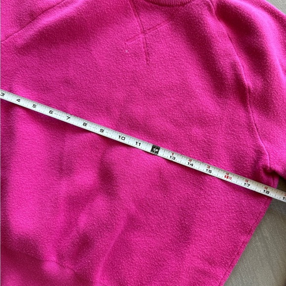 Monrow Pink Crew Neck Pull Over Sweater - Picture 6 of 7
